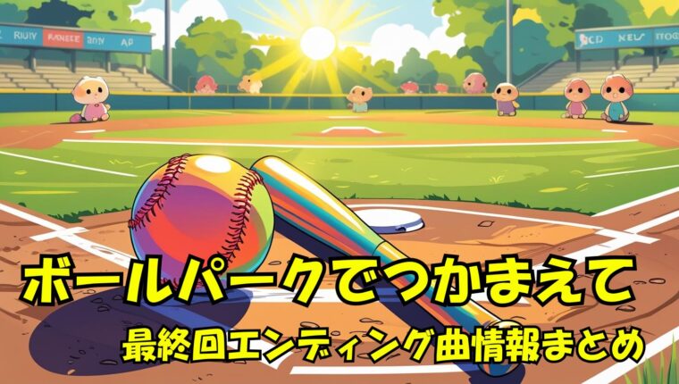 【ボールパークでつかまえて】12話（最終回）エンディング曲って何？歌手やタイトルの曲情報まとめ